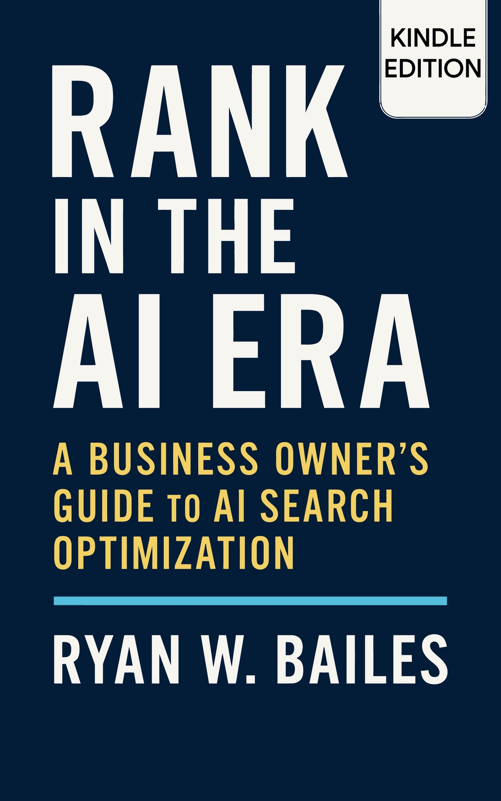 Cover of Rank in the AI Era by Ryan W. Bailes