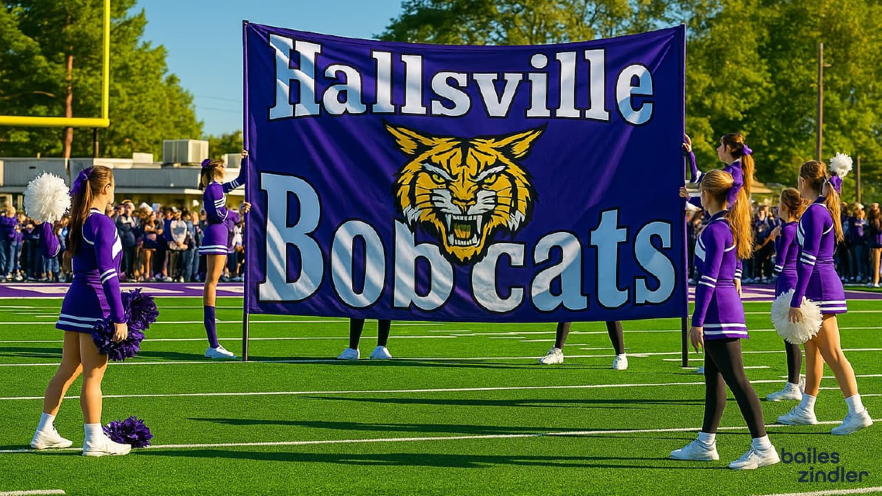 Hallsville, TX business owner reviewing marketing performance on a laptop.