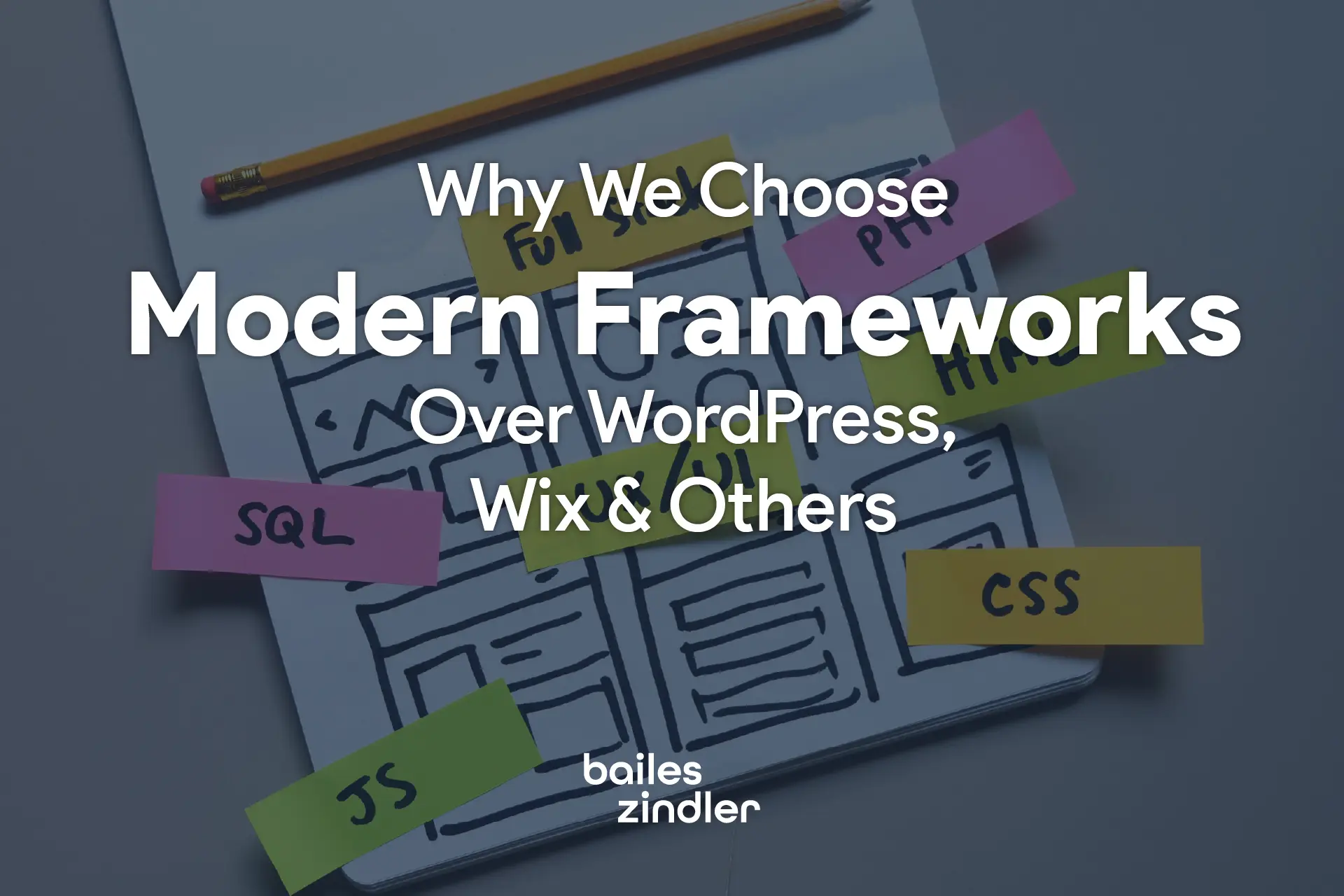 Why We Choose Modern Frameworks Over WordPress, Wix and Others: The Long-Term SEO Advantage
