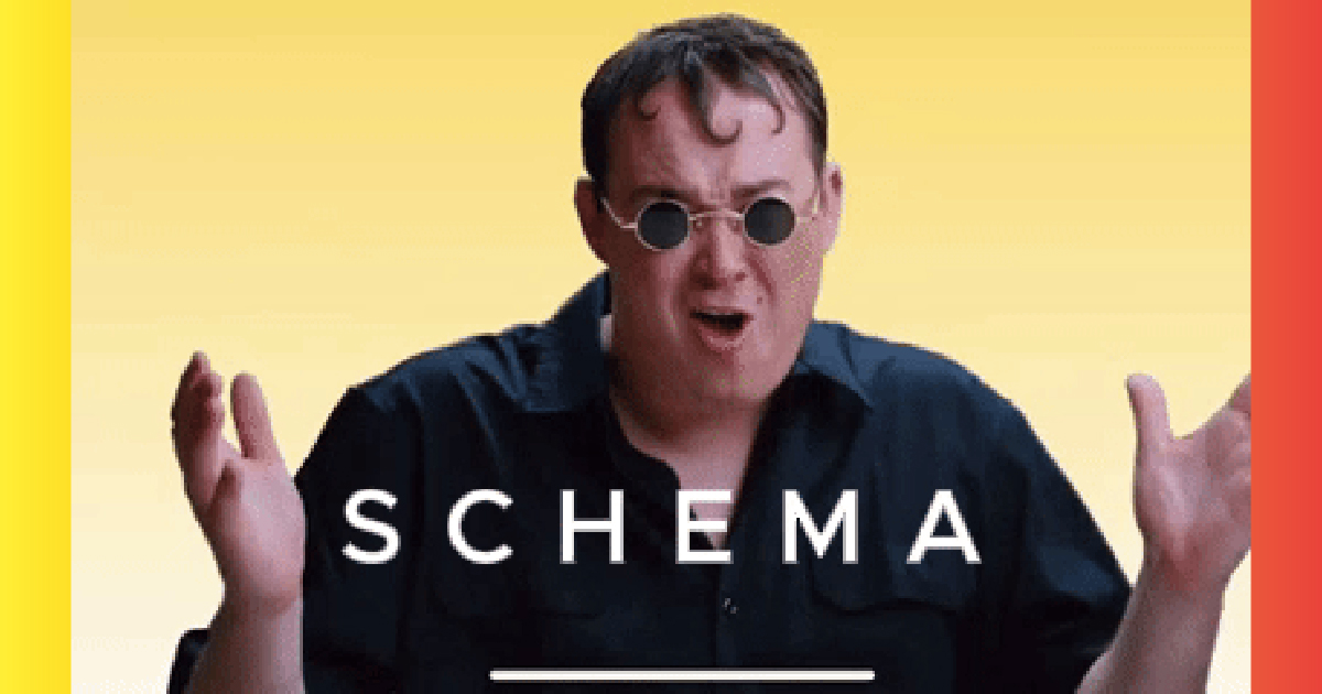 Poster frame for the Schema meme.